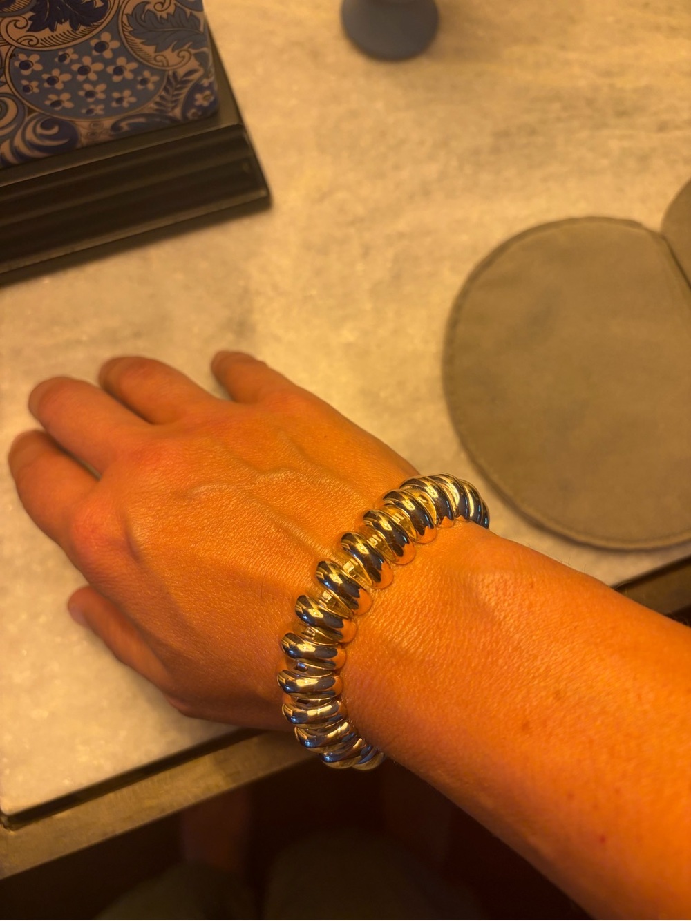 Jenny Bird Mega Sofia silver bracelet
